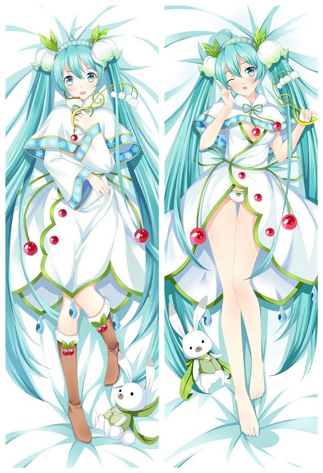 Snow Miku Hatsune - Vocaloid Anime Dakimakura Love Body PillowCases